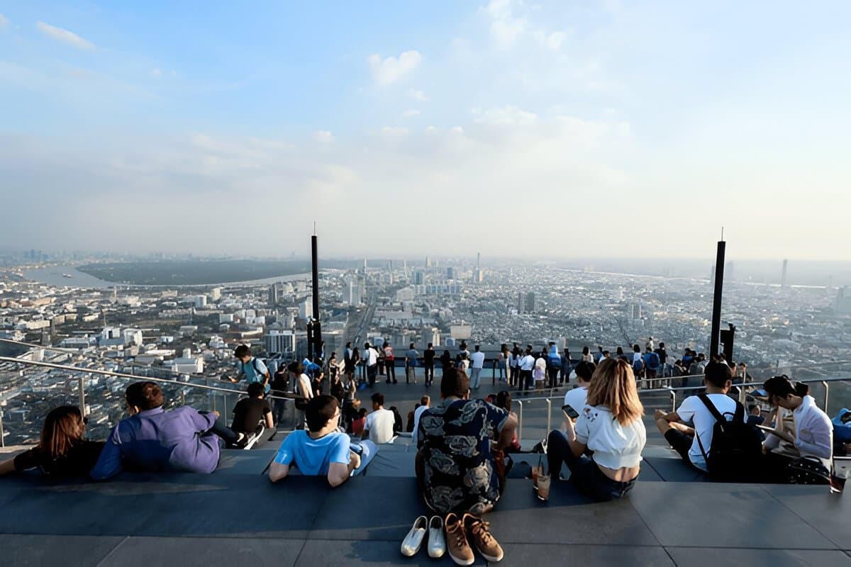 Enjoy at Mahanakhon Skywalk, Bangkok