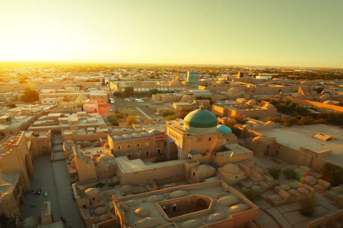 Take a sunset walk through Itchan-Kala