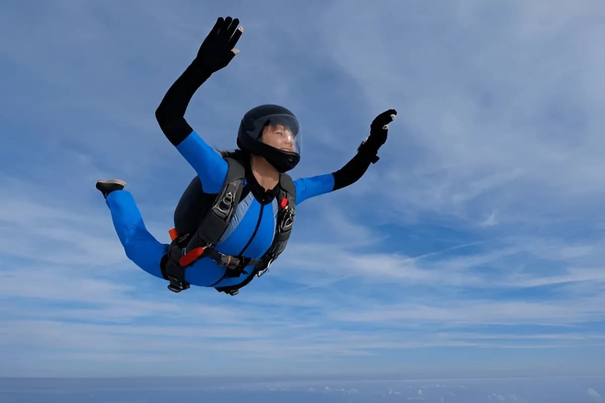 Skydiving at Maldives