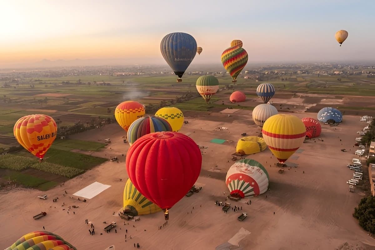 Hot Air Balloon Ride in Luxor