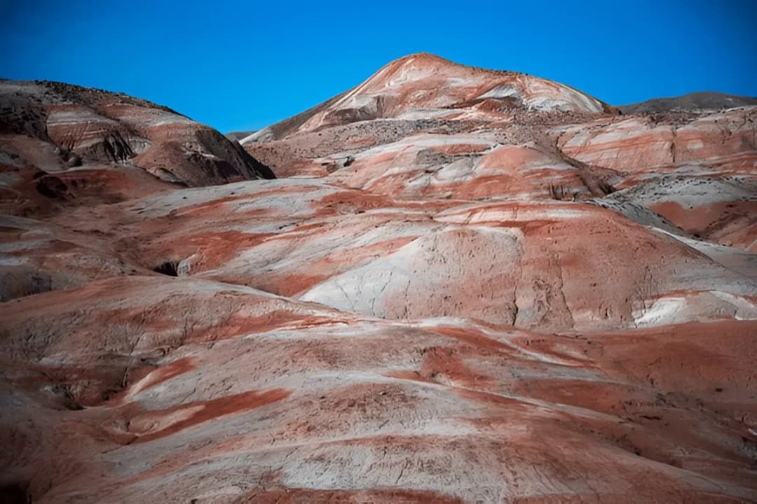 Striped Mountain Ridges