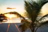 Sunset at beach resort, Maldives