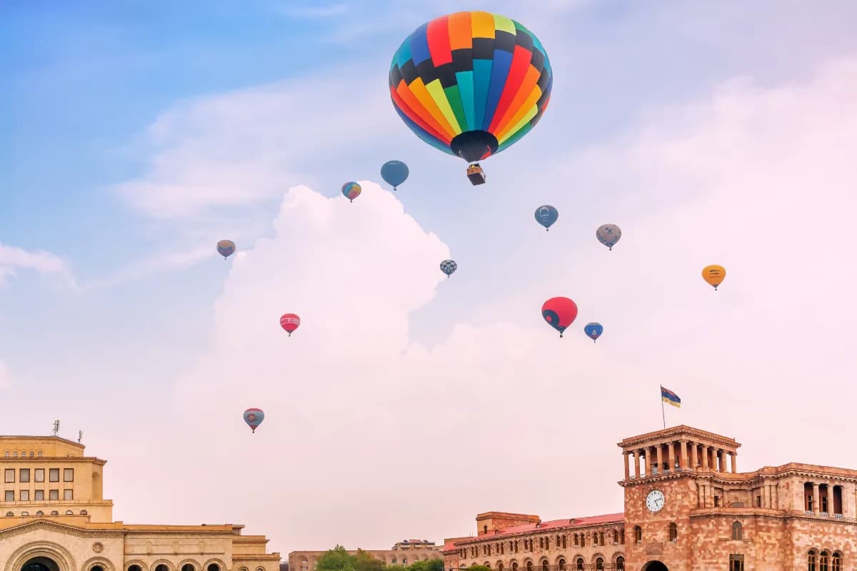 Hot-Air Ballooning in Yerevan