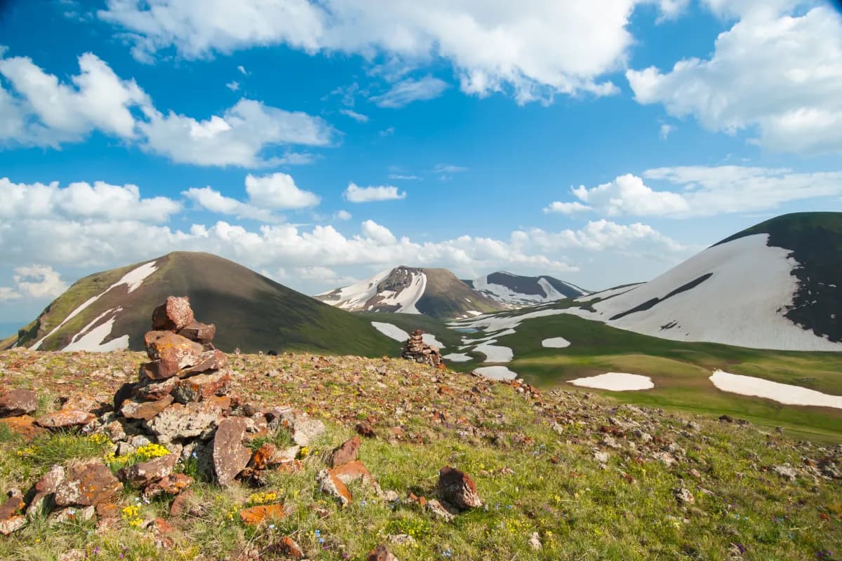 Azhdahak Mountain Range in Armenia