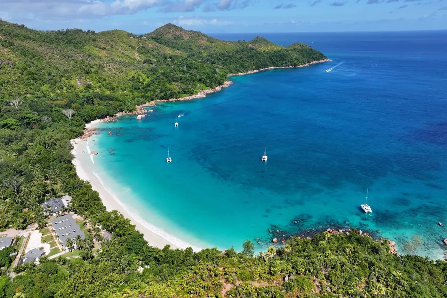 Anse Lazio At Praslin Island
