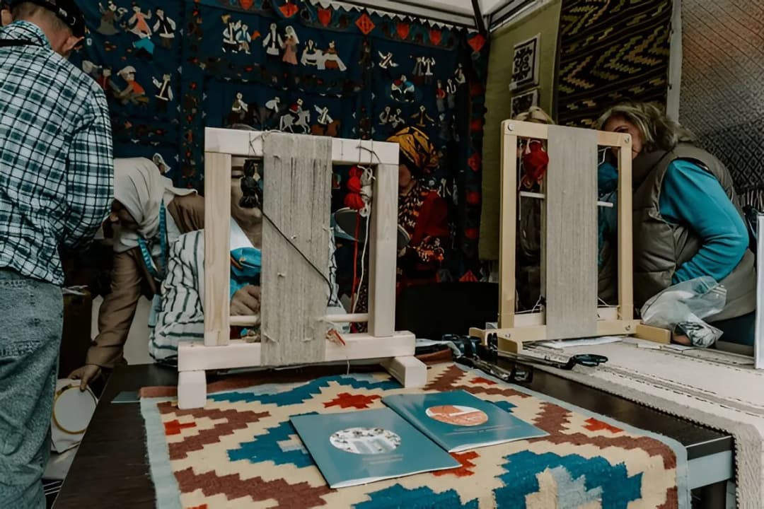 Weaving Demonstration Area