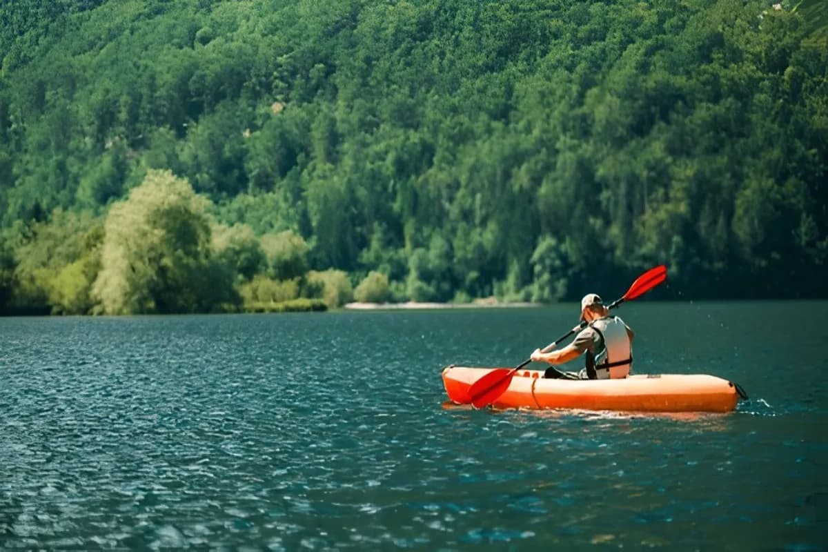 Kayaking in Saigon River