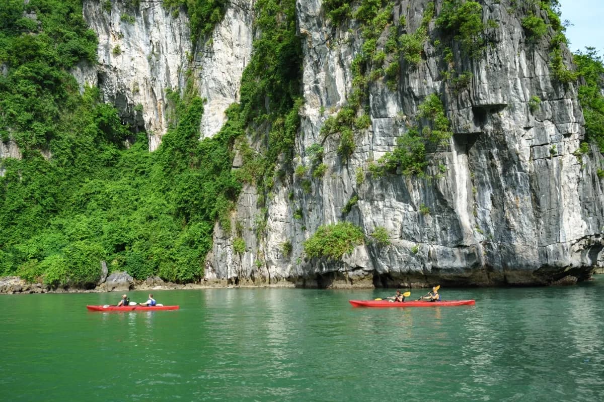 Kayaking in the Saigon River