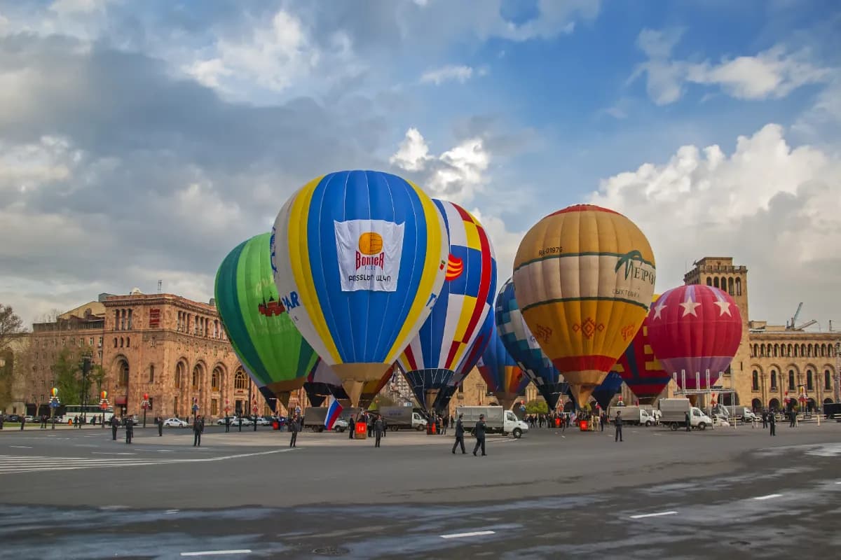 Hot-Air Ballooning in Yerevan