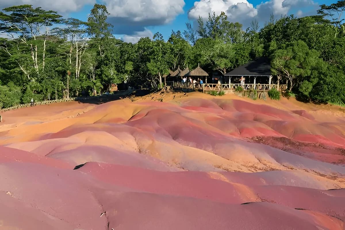 See the Colours of Nature at Chamarel Coloured Earth