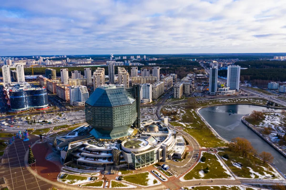 Minsk capital city of Belarus known for its Soviet-era architecture, wide boulevards, cultural landmarks, and modern urban development.