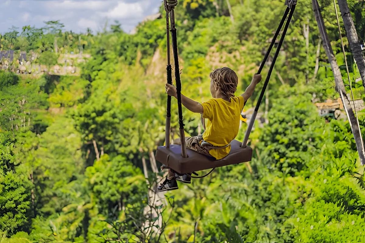 Soar Above the Jungle on the Bali Swing