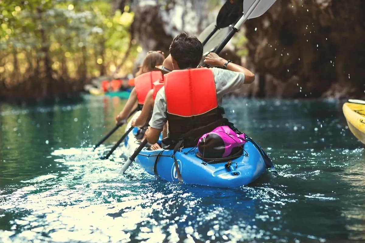 Kayaking in Saigon River