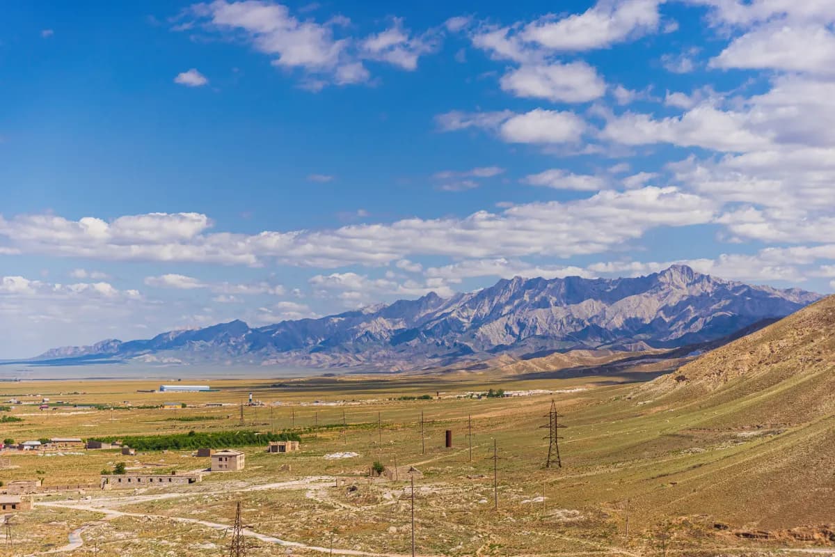 Nuratau Mountains in Uzbekistan