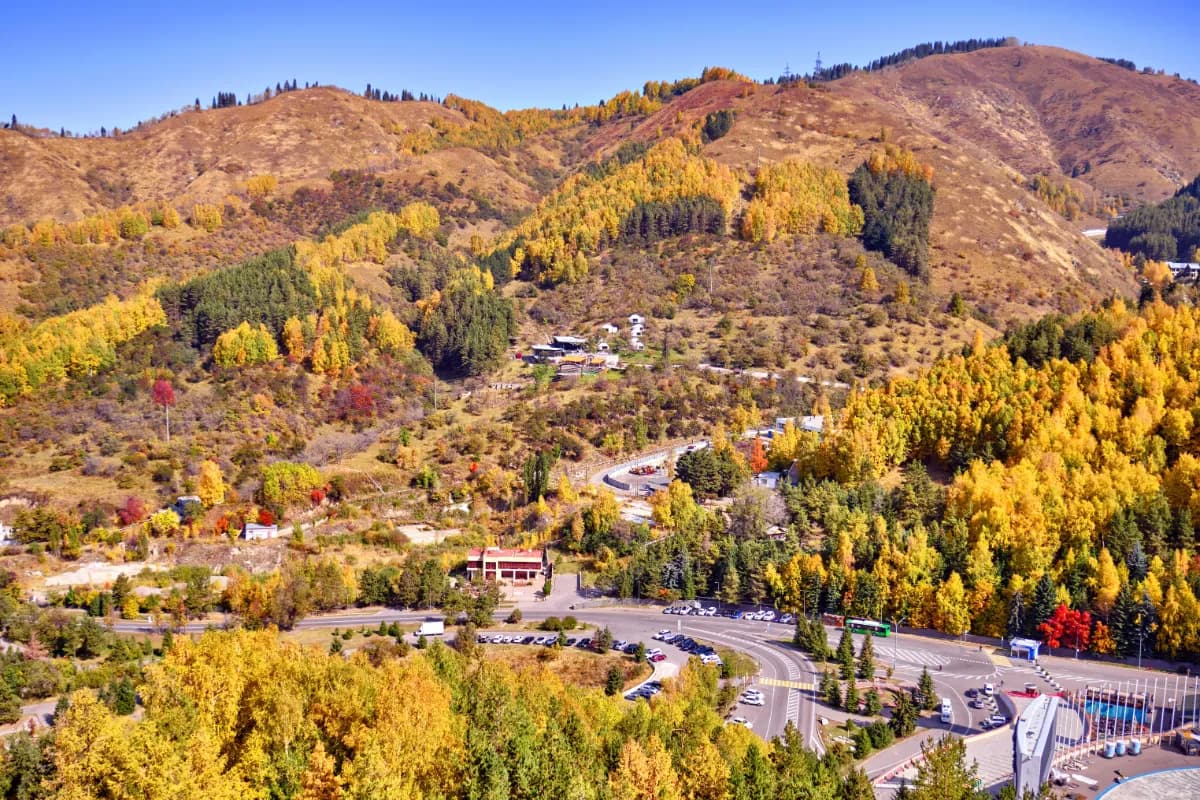 Mountain valley Medeu
