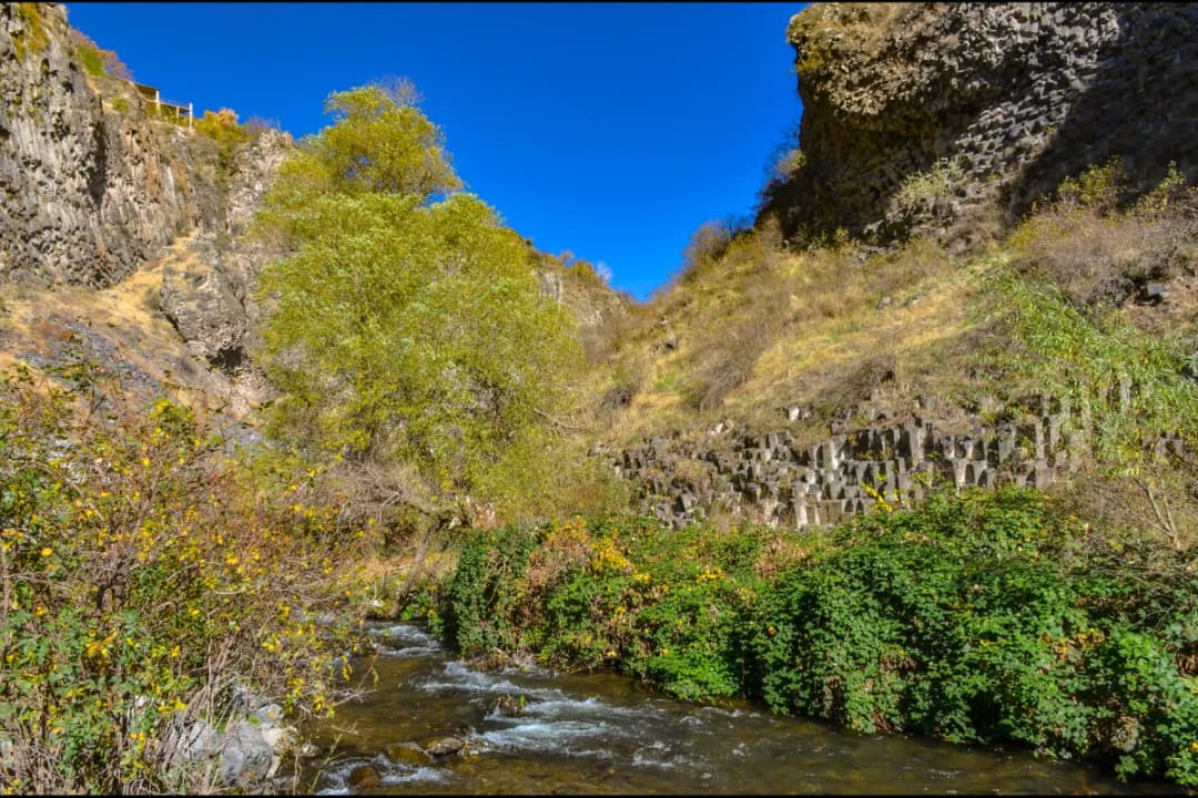 Garni Gorge Riverbank