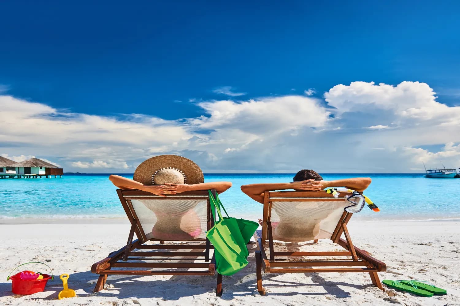 Couple in Maldives