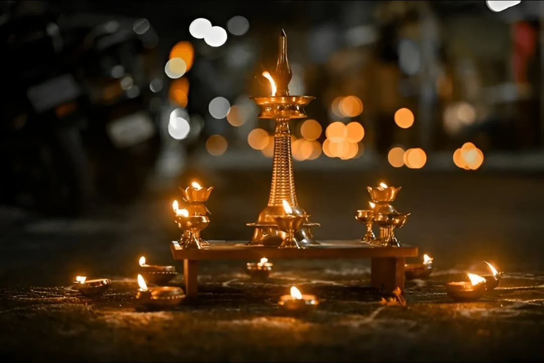 Evening Oil Lamp Ceremonies