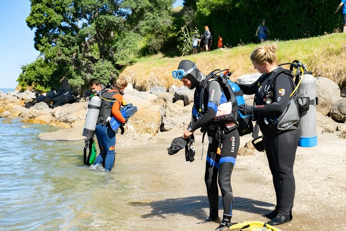 Scuba Diving at L'Ilot