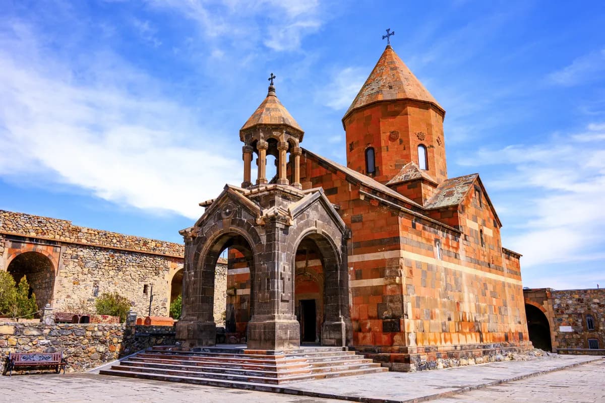 Ancient stone Khor Virap Monastery
