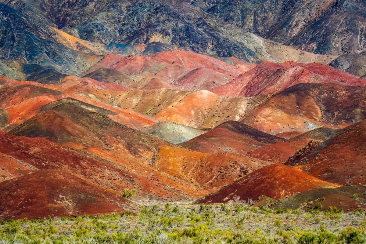 Rocky hills in Altyn Emel national park
