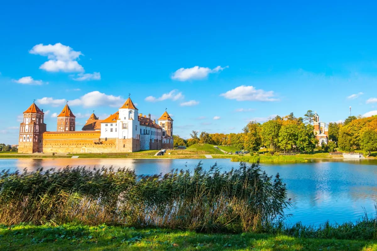 Mir Castle Complex UNESCO World Heritage site in Belarus known for its medieval architecture, fortified design, and rich historical significance.