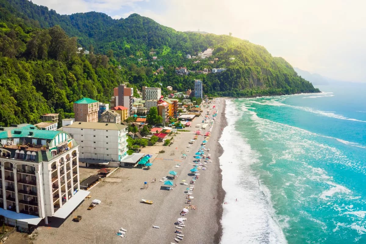Beach Relaxation in Batumi