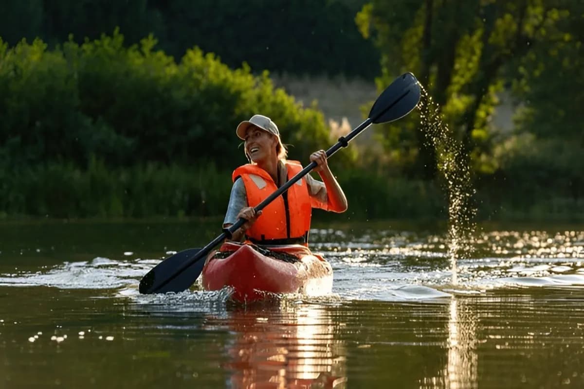 Kayaking in Saigon River