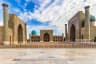 Registan square with three madrasahs