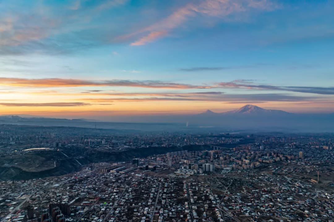 Yerevan City Skyline