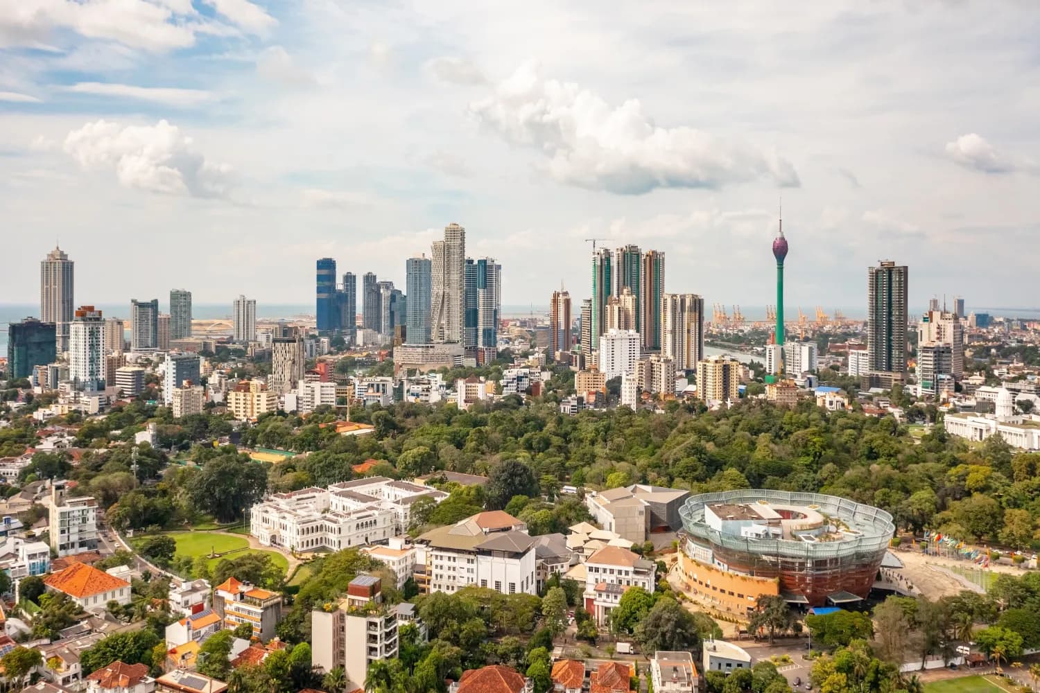 Cityscape of Colombo