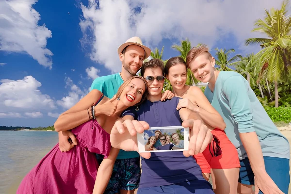 Take a Selfie at the Beach