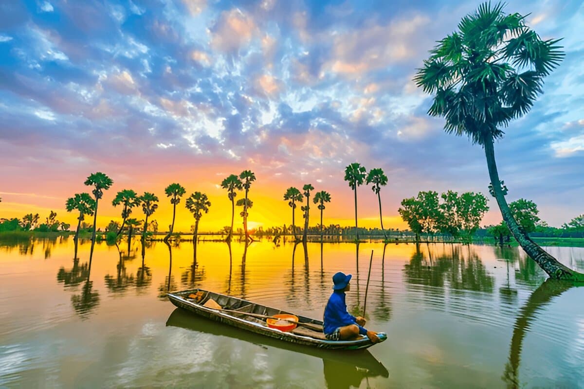 Mekong Delta River 