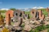 Armenian alphabet monument with stone sculptures