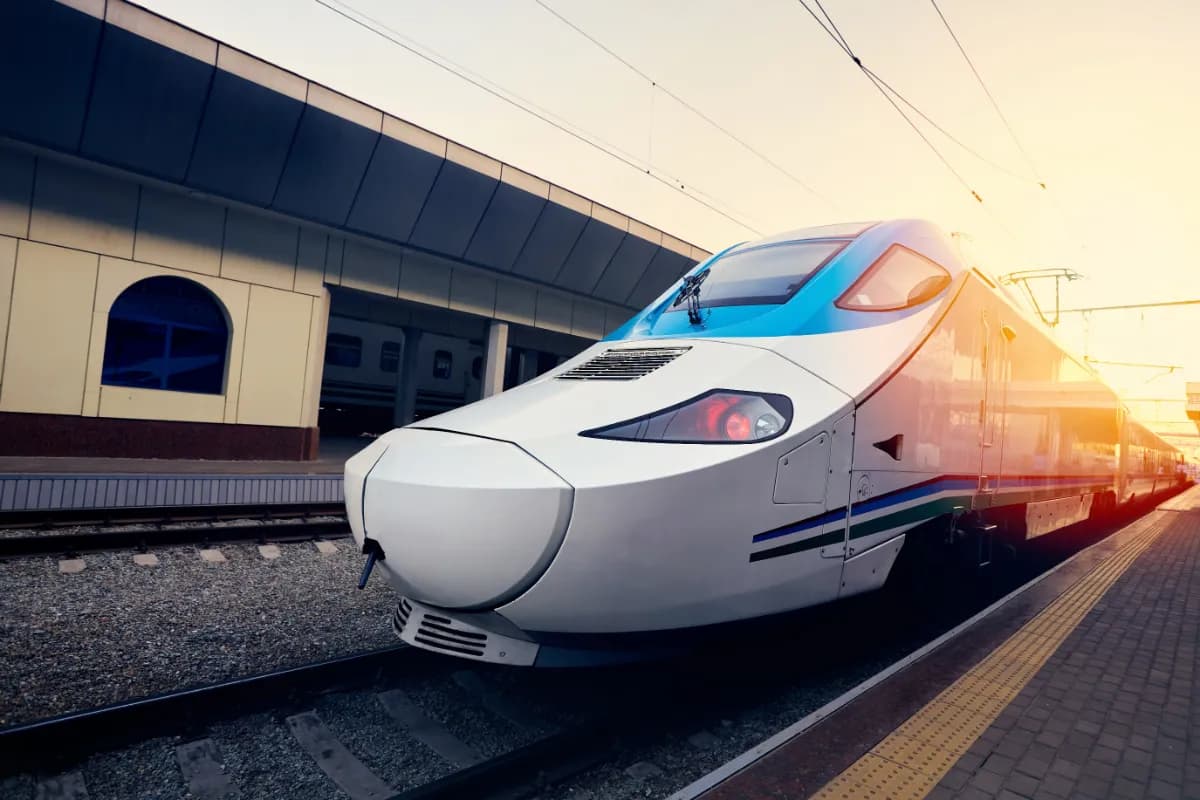Afrosiyab high speed Bullet train of Uzbekistan