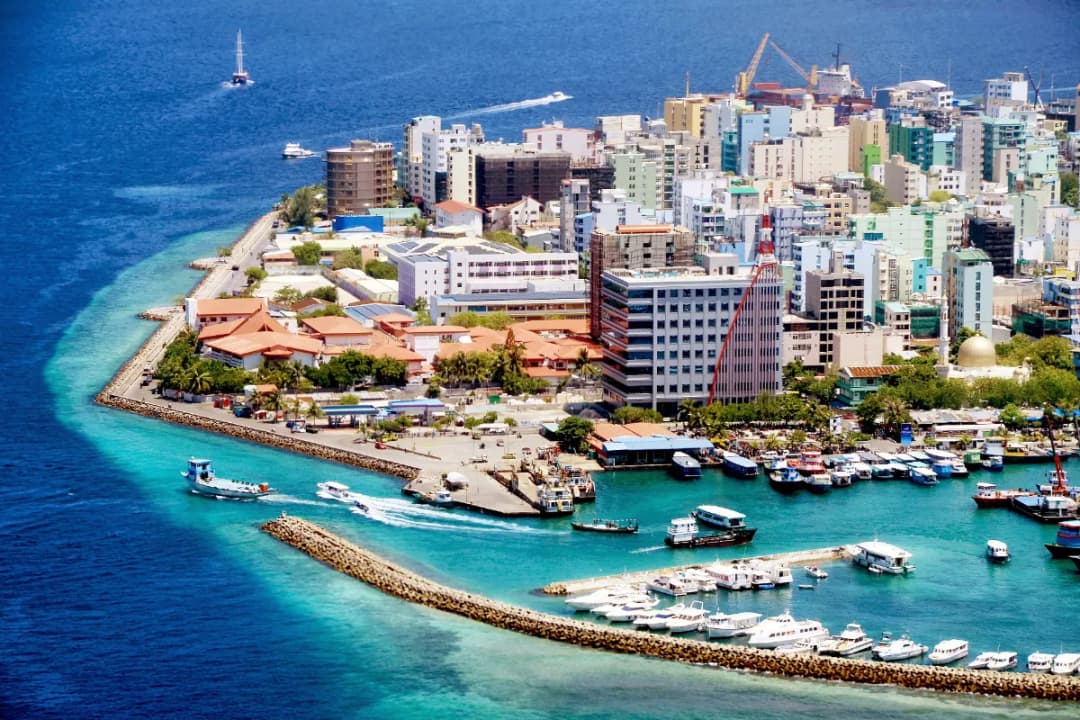 Male City Aerial View