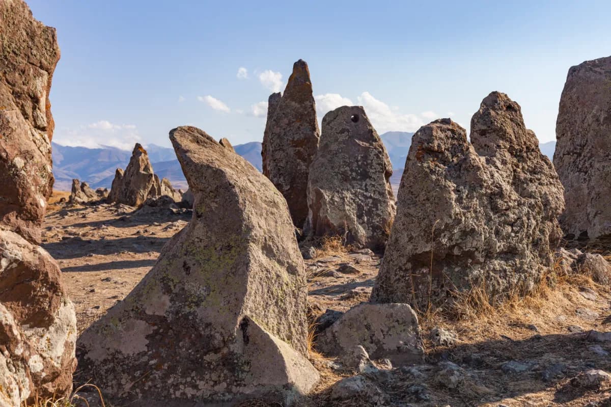 Standing stones in Zorats-Karer,Aermenia
