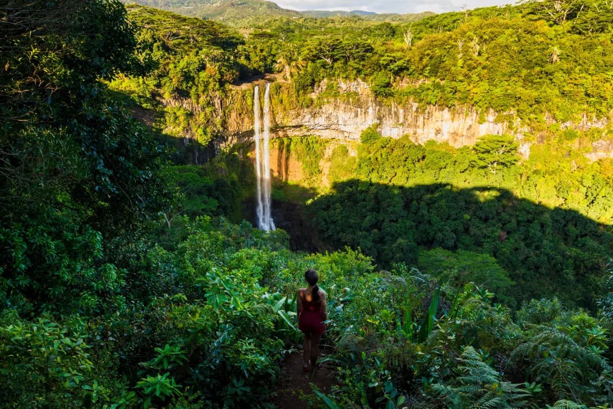 Chamarel Waterfall