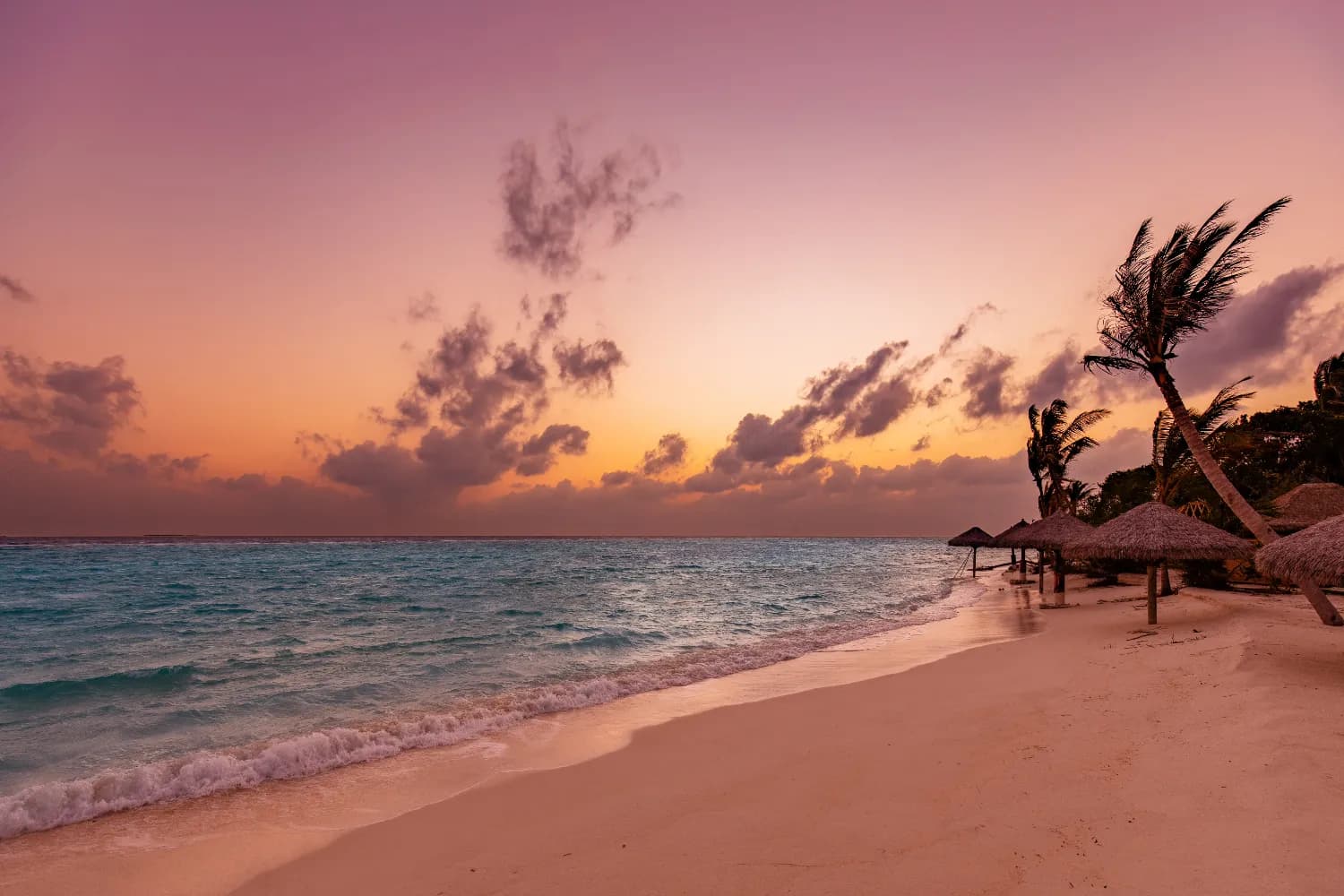 evening in Maldives