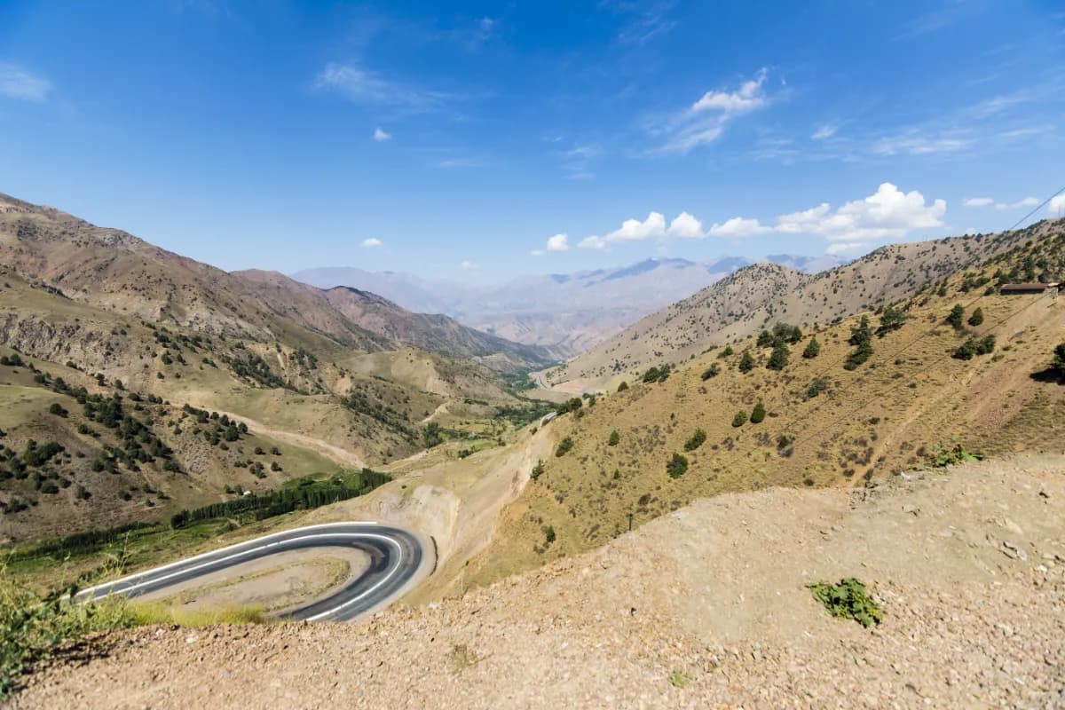 Fergana Valley fertile valley in Uzbekistan known for its agriculture, traditional crafts, and rich Silk Road cultural heritage.