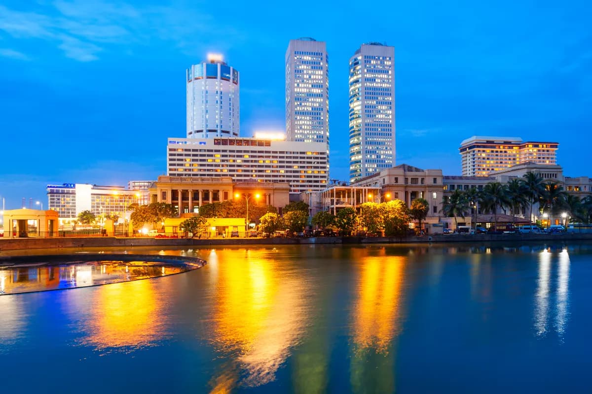 Colombo city skyline