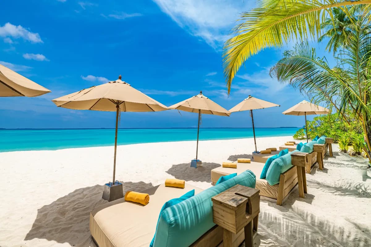 Seychelles tropical island nation in the Indian Ocean known for luxury beach resorts, white sand beaches, and turquoise waters.