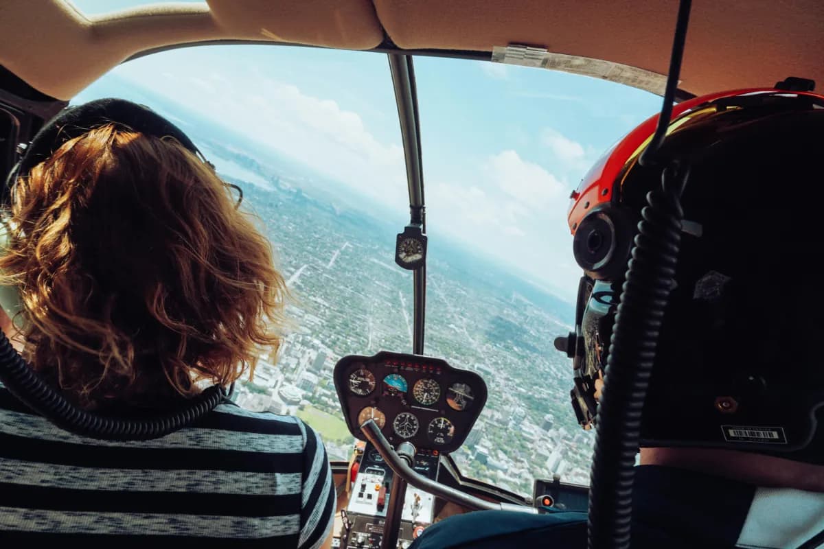 Helicopter Tour of the Maldives