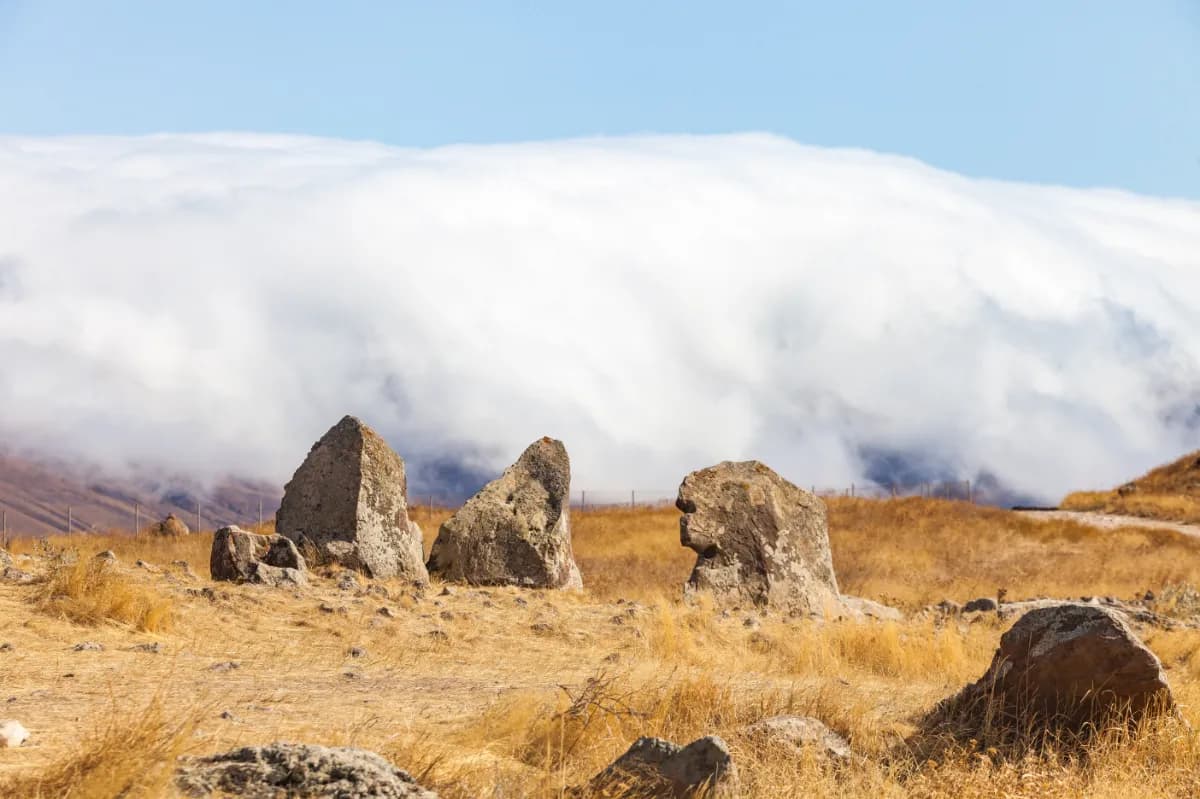 Standing stones in Zorats-Karer