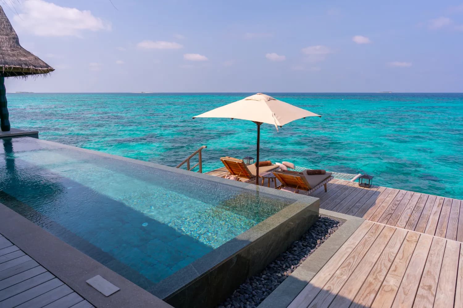 Water villa in Maldives