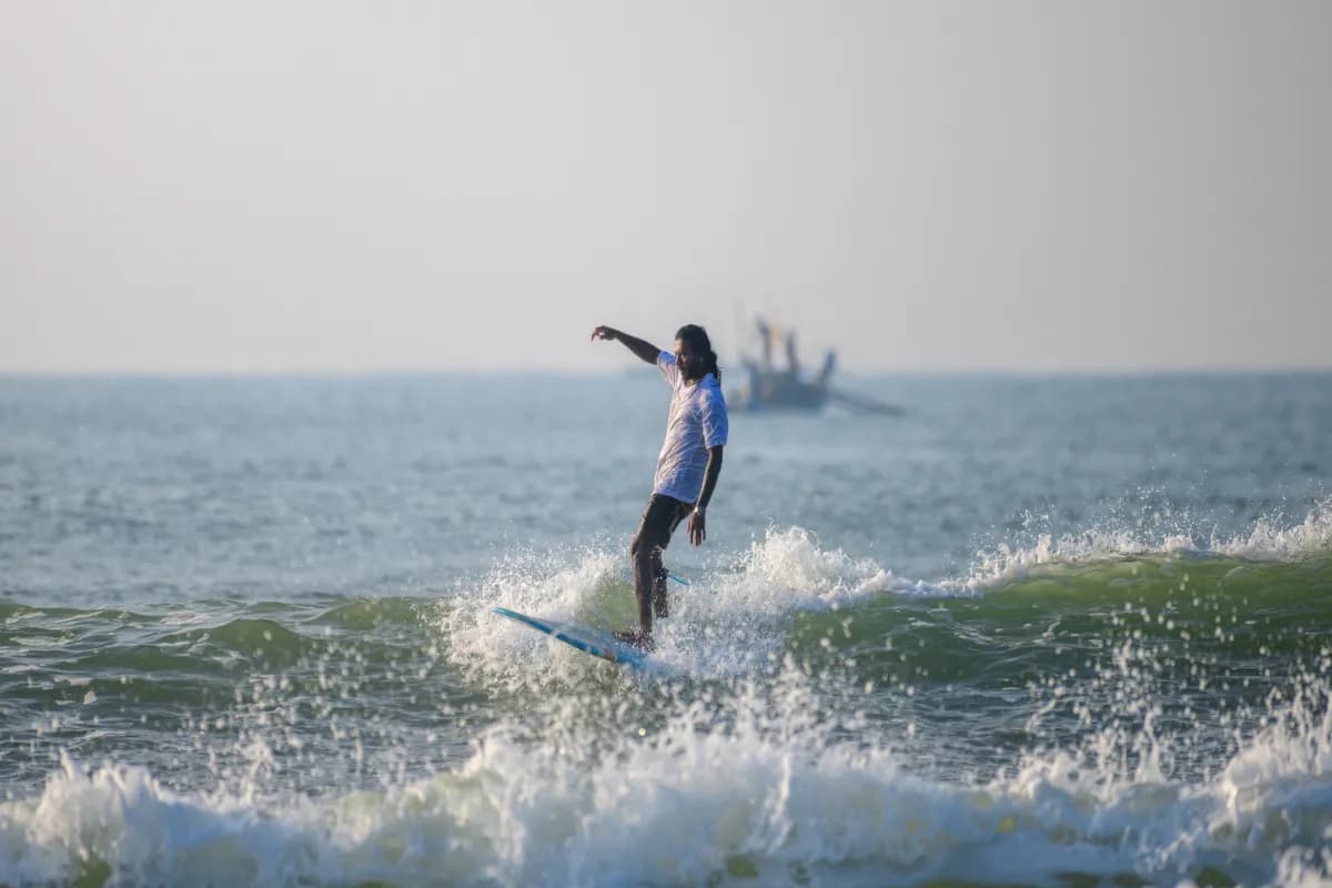 Surfing in Sri Lanka