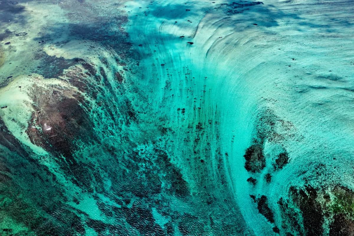 Underwater Waterfall Mauritius